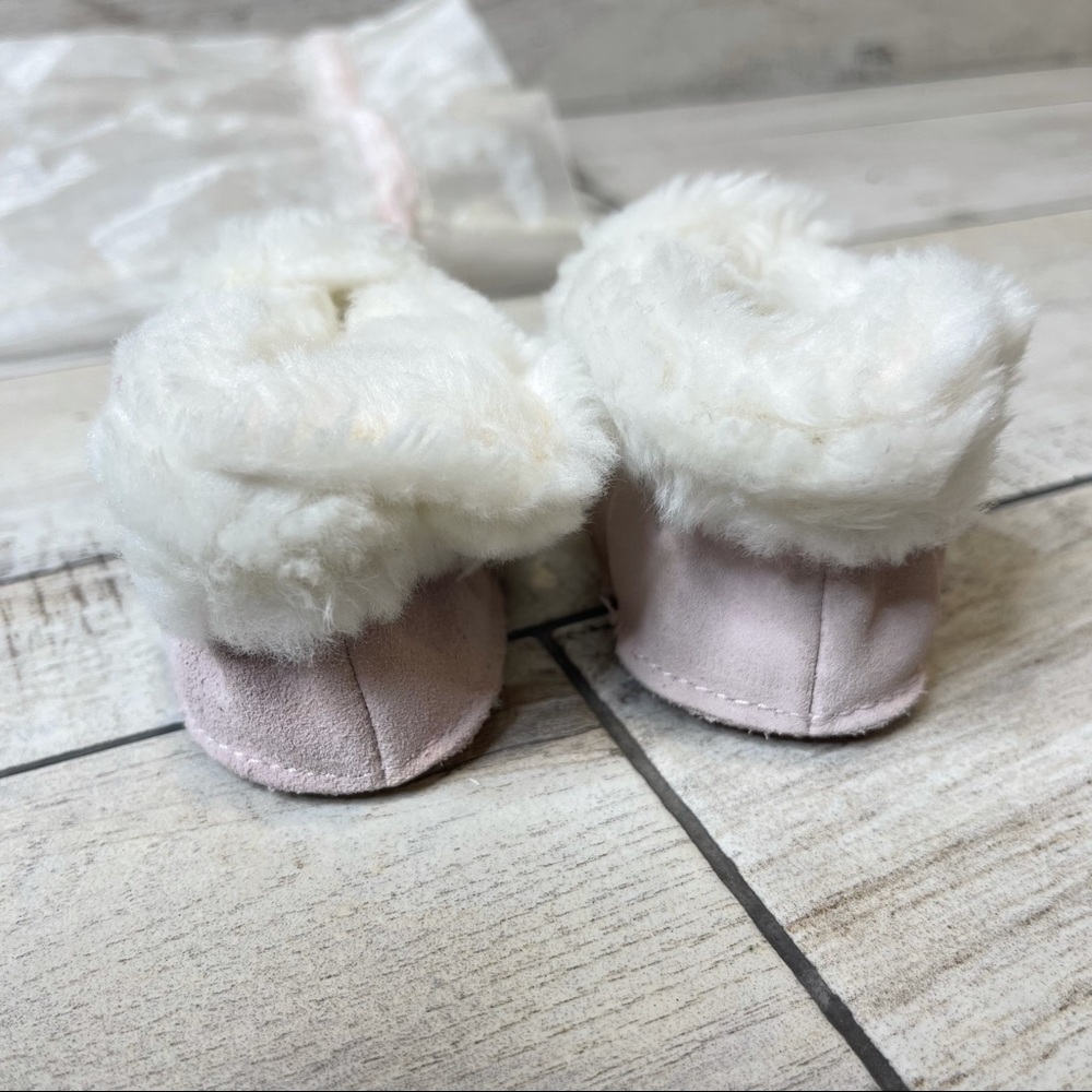 Janie & Jack Pink Crib Shoes - Picture 5 of 7